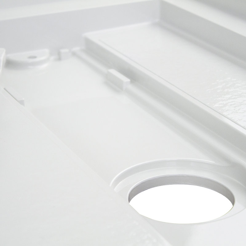 Transolid 60" W x 30" D Single Threshold Shower Base with Drain Cover